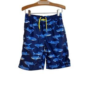 GAP KIDS Boy’s Blue Shark Camouflage Swim Board Shorts / Size: L 10